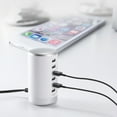 thumbnail image 2 of Summer Fall Saving 6 Usb Smart Fast Charger 6A Multi-Port Usb Cylindrical Charger,Applicable To Android And Ios Mobile Phones, Mp3/Mp4, Cameras, Tablets,Etc. Fast Charging Socket White 15.5*11*6.5Cm, 2 of 7
