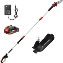 20V 8-Inch Cordless Pole Saws for Tree Trimming, Extension Up to 14.2-Ft, Lightweight Only 6.5 Lbs, Auto Oiling Electric Pole Saw Battery Powered with Battery and Charger - EK-TT2008HH