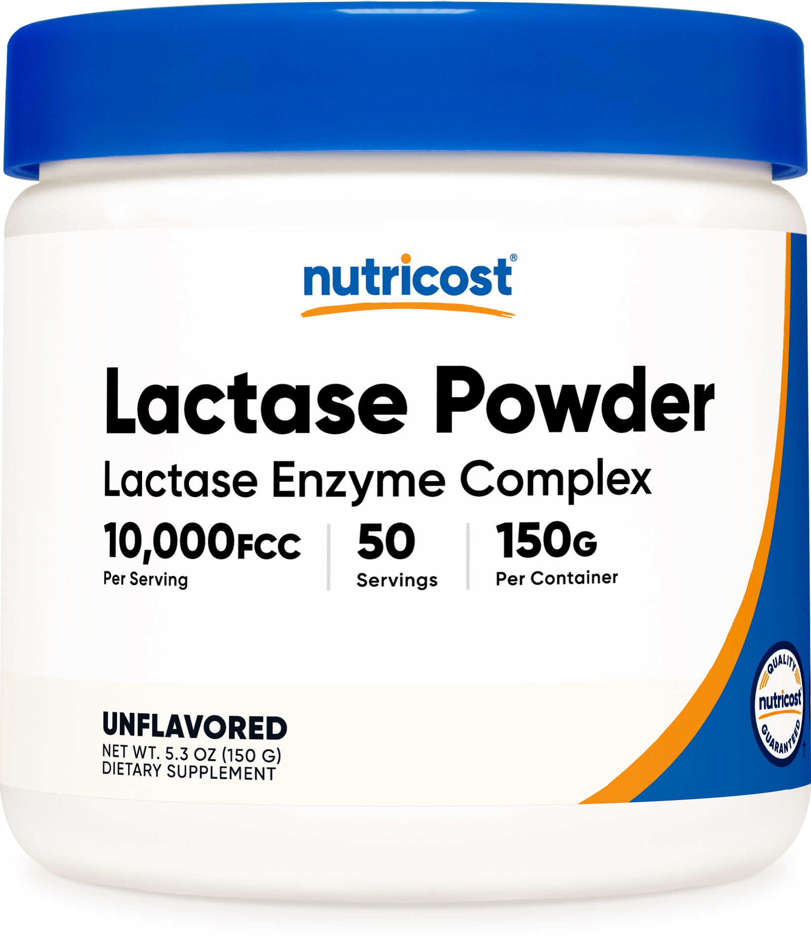 Nutricost Lactase Powder 150G Lactase Enzyme Complex Supplement Non