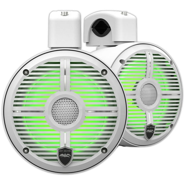 Bocinas Coaxiales de Torre Marina Wet Sounds RECON 6 POD-W 120 Watts 6.5 Pulgadas 4 Ohms Color Blanc Wet Sounds RECON 6 POD-W