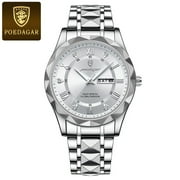 Poedagar luxury Men watches business top brand man wristwatch waterproof luminous date week quartz mens watch high quality box