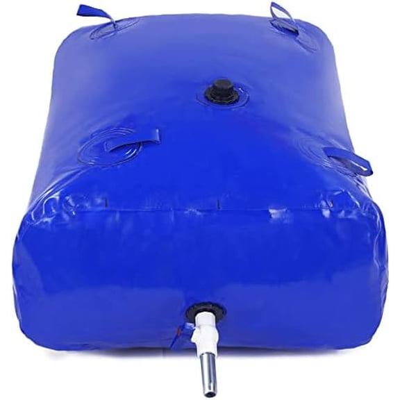 Large Capacity Water Storage Bladder Emergency Water Bladder Tanks Foldable Storage Tank Portable Rainwater Bag for Drought Resistance Fire Protection Agricultural Irrigation(110L)