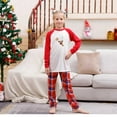thumbnail image 2 of Odeerbi Matching Family Christmas Pajamas Sets Xmas Family Home Wear Sets 2025 Casual Printed Top with Bottom Outfits Loungewear Sleepwear Jammies for Kids, 2 of 7