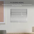 thumbnail image 3 of HEALEEP 2Set Pegboard Display Hook in White for Diy Enthusiasts Simple Design, 3 of 8