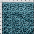 thumbnail image 4 of oneOone Polyester Spandex Teal Blue Fabric Geometrical Shape Fabric For Sewing Printed Craft Fabric By The Yard 56 Inch Wide, 4 of 4