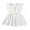 White, variant on 3M-24M Infanr Baby Girls Bow Dress Toddler Kids Ruffle Lace Sleeveless Casual Party Dresses