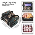 thumbnail image 3 of Yak Double Layered Insulated Refrigerated Lunch Bag with Two Compartments, Large Capacity, and Handheld Carry - 7.1x11.4x16.1 Inches, 3 of 6