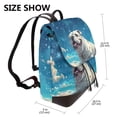 thumbnail image 2 of Yiaed Starry Sky Cloud Bulldog Print Laptop Backpack for Women Slim Computer Bag Work Travel College Backpack Purse Fits 14 Inch Notebook, 2 of 4