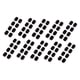 thumbnail image 4 of 40 pares de almohadillas nasales para gafas de sol, almohadillas nasales de esponja EVA ligeras y reforzadas con Ovalado negro, 4 of 9