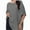 Deep Gray, variant on Women's Oversized Short Sleeve Crewneck T-Shirt - Casual Basic Tee, Summer Comfort Top, Relaxed Fit Shirt