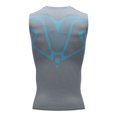 thumbnail image 3 of Haitryli Men's Athletic Tank Top Compression Workout Vest  Sleeveless Shirts Fitness Shapewear B Gray S, 3 of 3