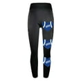 thumbnail image 3 of Funny Football Printed Yoga Pants for Women 2024 Trendy Game Day Leggings Casual Seamless Daily Outing Beach Trousers for Fall, 3 of 5