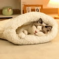 thumbnail image 4 of Cozy Cat Sleeping Bag for Indoor Cats - Soft Self-Warming Sack and Calming Tunnel Bed for Winter Comfort, 4 of 8