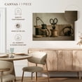 thumbnail image 5 of Elephant Stock Antique Sewing Kit Wall Art - Horizontal Canvas Wall Art - Living Room Wall Decor - Hobbies And Lifestyle Canvas - Gray And Brown Decor - 51" x 34", 5 of 8