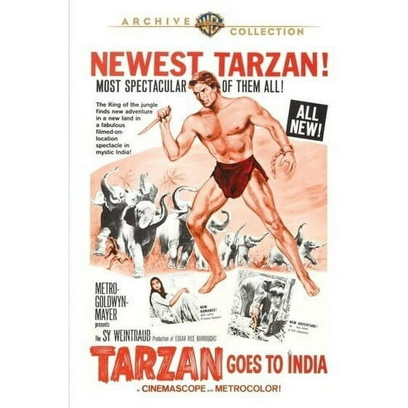 Tarzan Goes to India (DVD), Warner Archives, Action & Adventure