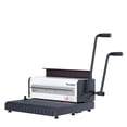 thumbnail image 4 of Iron Ring Binding Machine 40 Holes Heavy-duty Calendar Square Hole Puncher Desk Calendar Frame Gray Cardboard TD-2500 ,Pinpoint Punching, 4 of 6