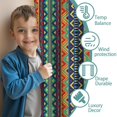 thumbnail image 3 of Blackout Kids Curtains,Colorful Geometric Striped Pattern Childrens Insulated Curtains Set Of 2,Bedroom Essentials,Toddler Room Decor 52x63in(132x160cm), 3 of 5