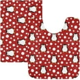 thumbnail image 5 of Coolnut Penguin High Absorbent U-Shaped Contour Toilet Rugs Machine Washable,24"x20", 5 of 7