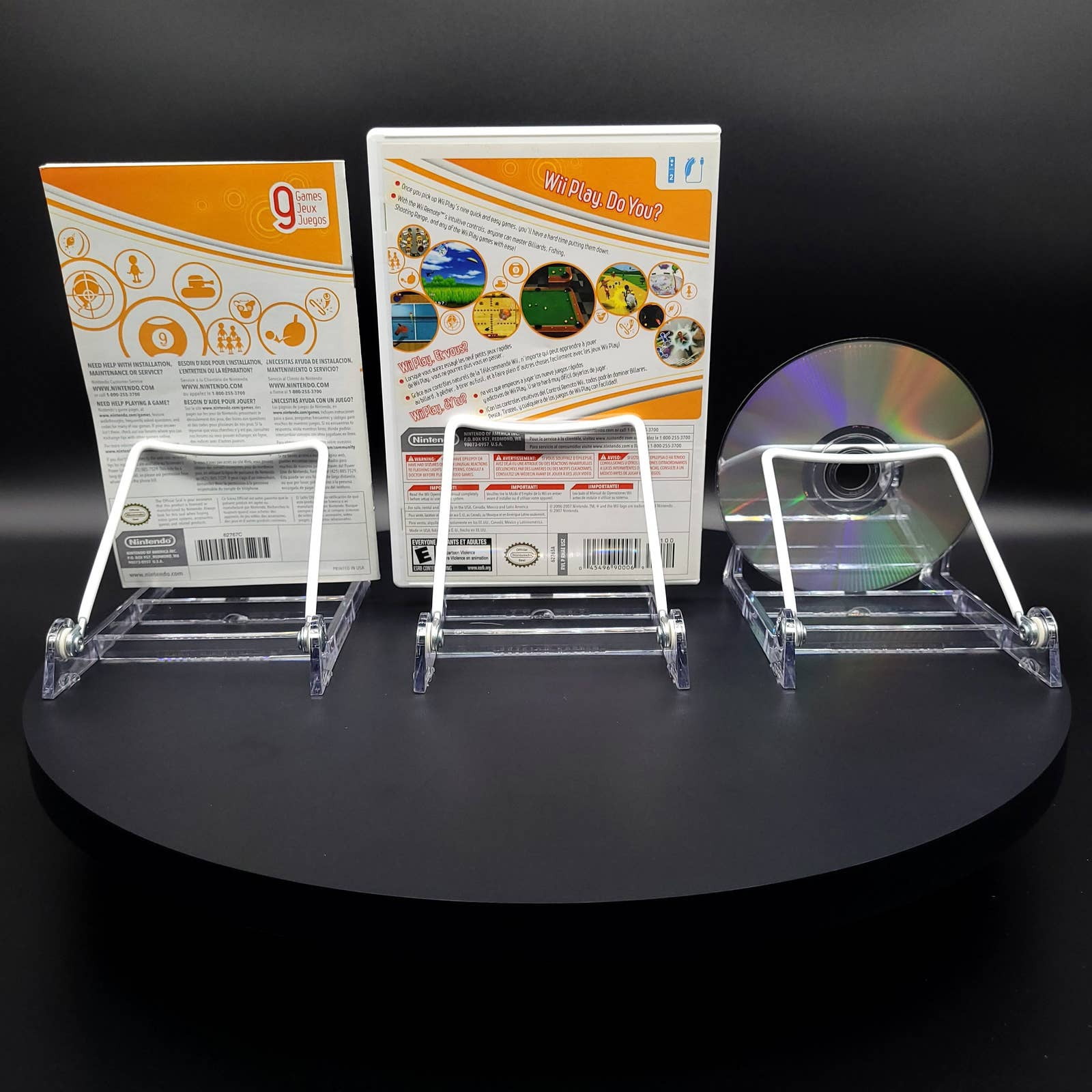 Wii Play Video Game by Nintendo, Physical Format, Parental Controls, 4 Offline Players