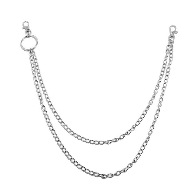 Milaget Hipster Fashion Pants Keychain Wallet Chain Metal Biker Chain Decoration B