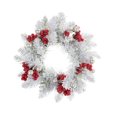 thumbnail image 1 of HLONK 28cm Christmas Candle Rings Artificial Berries Candle Rings Small Wreaths for Cabinets Wedding Centerpiece Tabletop Home, 1 of 10