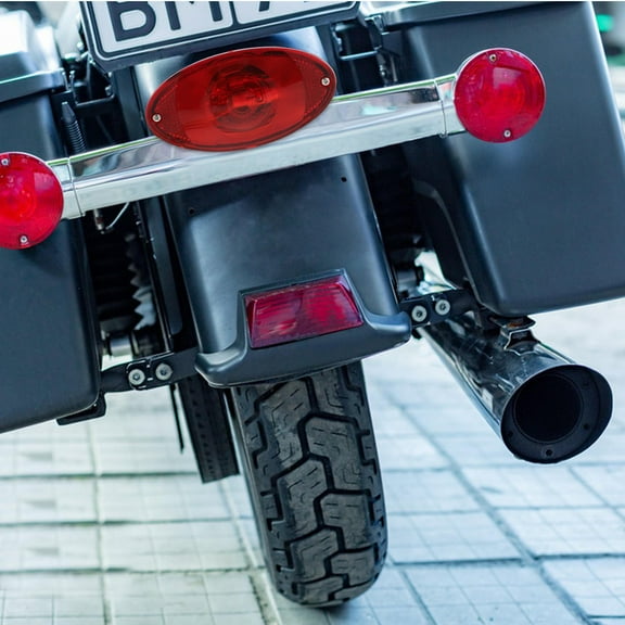 HOMEMAXS Led Motorcycle Tail Light Integrated Running Brake Lights Turn Signal Lamp With License Plate Bracket Motorbike Brake Lamp Compatible For Honda