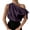Purple, variant on Women Solid Color Satin One Shoulder Off The Shoulder Ruched Bow Sleeveless Elegant Silky Top