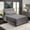 Gray, variant on Luxury 4 Pcs Bed Sheet Deep Pocket 1900 Count  Egyptian Comfort Bed Set