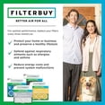thumbnail image 3 of Filterbuy 16.5x21.5x1 Air Filter MERV 11 Allergen Defense (1-Pack), Pleated HVAC AC Furnace Air Filters Replacement for Bryant and Carrier (Actual Size: 16.50 x 21.50 x 0.75 Inches), 3 of 7