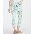 thumbnail image 2 of Charter Club Petite Tummy Control Floral Capri Jeans Turquoise Stone Combo 8P, 2 of 3