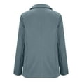 thumbnail image 6 of Bovxnpu Womens Casual Blazer Jacket Business Casual Outfits for Work, Long Sleeve Open Front Work Office Blazer Lapel Button Jacket, Women's Fashion Solid Button Suit Coat Casual Blouse M, 6 of 7