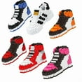 thumbnail image 2 of Linkgo Shoes Connection Building Blocks Shoe Puzzle DIY Assembled Diamond Mini Brick Figure Toys for Kid Birthday Gift 68481 With Box, 2 of 6