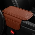 thumbnail image 2 of Car Center Console Cover, Loetky Car Center Console Cover with Storage Bag Wear Stitching Easy to Install Car Armrest Cover Cushion Grey, Armrest Pad*1, 2 of 8