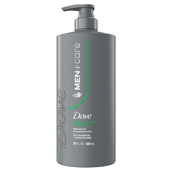 Dove Men Care Men Care Shampoo for Hair Refreshing & Strengthening Fresh   Clean with Menthol, 28 fl oz