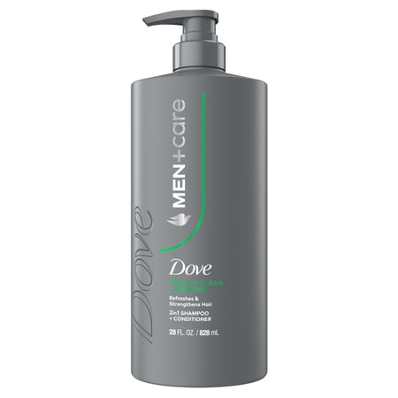 Dove Men+Care Men+Care Shampoo for Hair Refreshing & Strengthening Fresh + Clean with Menthol 28 fl oz