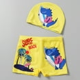 thumbnail image 3 of YOUSNH Toddler Boys Cartoon Printed Swim Trunks Kids Boys Bathing Suit Swimsuit Beach Childrens Swimsuit Yellow 3-4 Years, 3 of 3