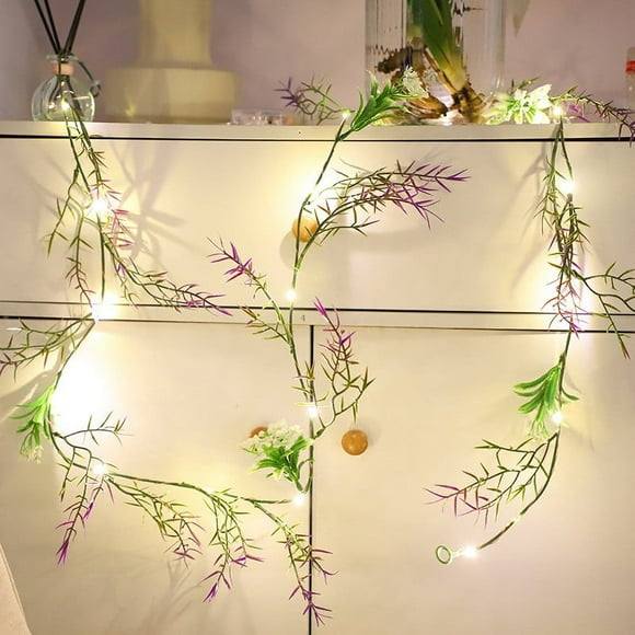 Iumwxz Lamp Light New Rattan Led Copper Wire Lamp String Home Decoration Lamp String Lamp Photo Props Floor Lamp Room Decor Color Plastic Flyer Features on Rollback