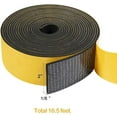thumbnail image 2 of Weather Strip 2 inch W X 1/8 inch T, High Density Adhesive Foam Seal Tape Soundproofing Insulation Gasket for Door and Windows (16.5 Ft Length), 2 of 7