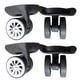 thumbnail image 3 of Ruedas de maleta de repuesto giratorio 360 Sunnimix 2 piezas negro, 3 of 7