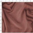 thumbnail image 4 of Soimoi Red Georgette Viscose Fabric Pink Heart Decor Fabric Printed Yard 42 Inch Wide, 4 of 5