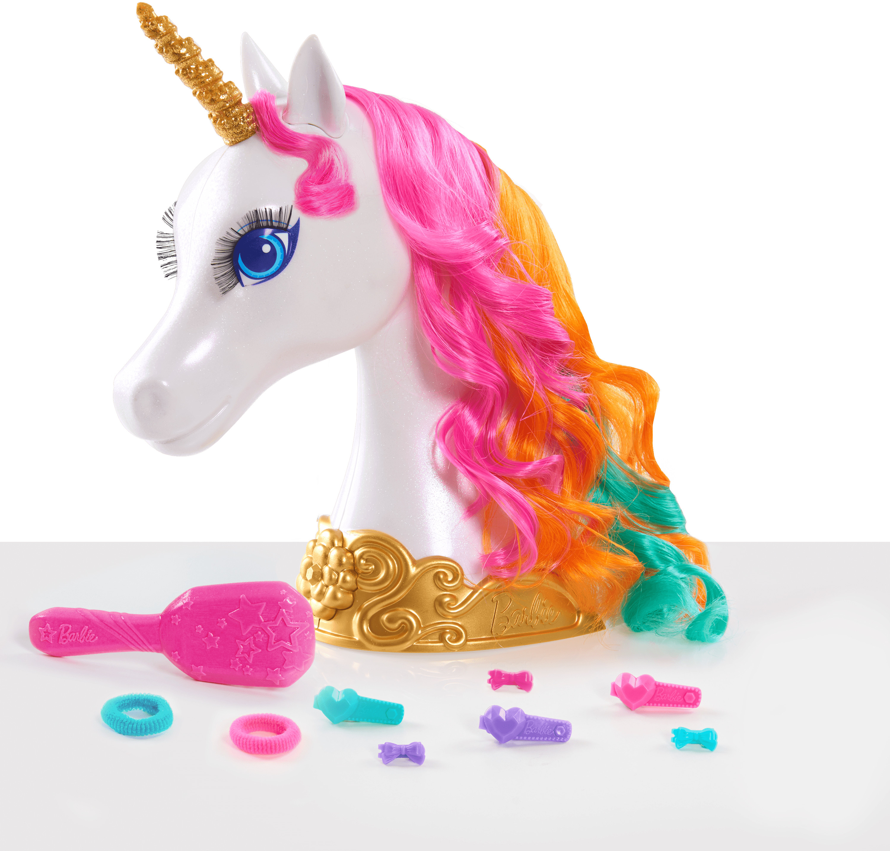 Barbie Dreamtopia Unicorn Styling Head, 10-pieces, Kids Toys for Ages 3 Up, Gifts and Presents - image 4 of 4