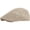 Khaki, variant on Knitted Mesh Newsboy Cap Breathable Vintage Flat Cap for Golf Fishing White 55-59cm