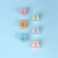 thumbnail image 7 of Cute Tiny Hair Clips,Colorful Hair Clips,Mini Glitter Hair Clips,Plastic Claw Clip,Crystal Hair Accessory,Sparkle Clamp for Baby Kids Girls Toddler Women Thin Fine Hair (100PCS), 7 of 7