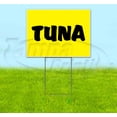 thumbnail image 1 of Tuna (18" x 24") Yard Sign, Includes Metal Step Stake, 1 of 6