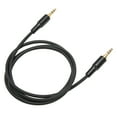 thumbnail image 1 of Cable de audio auxiliar de 3,5 mm, cable auxiliar trenzado de nailon macho a macho de 3,3 pasteles y 3,5 mm, parauriculares, automóvil, estéreos domésticos, altavoces, altavoces, 1 of 7