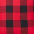 thumbnail image 3 of Birmingham Collection Buffalo Check Plaid Design Cotton Throw Pillow Cover, 13"x20", Red, 3 of 5