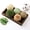 Green, variant on 6pcs 3.5inch Woven Wicker Rattan Balls Decorative Ball Twig Orbs Green Orbs Vase Bowl Filler for Tabletop Decor (Beige White)