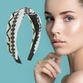 thumbnail image 2 of Unique Bargains 1 Pc Fashion Love Sea Pattern Headbands for Women White, 2 of 6