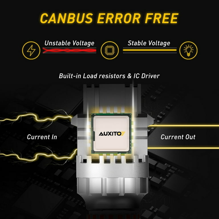 AUXITO LED Brake Stop Tail Light Bulbs Lamp 3157 3057 3357 4057 - Foto 2