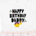 thumbnail image 4 of Inktastic Happy Birthday Daddy Party Girls Toddler Dress, 4 of 5